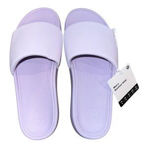 Lululemon Restfeel Slide Lavender Frost Womens Size 8 NWT Comfort Recovery Sanda